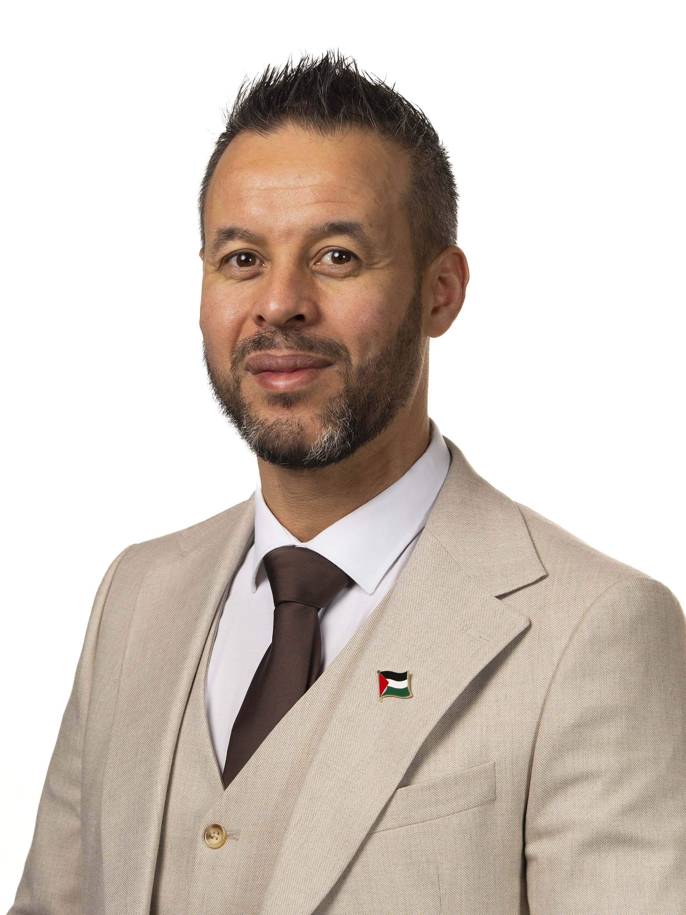 Portret van Ismail el Abassi