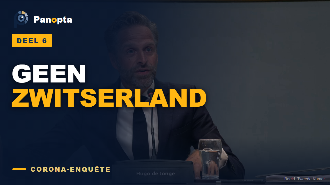 Thumbnail: Hugo de Jonge: 'Een minister van Volksgezondheid kan geen Zwitserland zijn' (6/8)